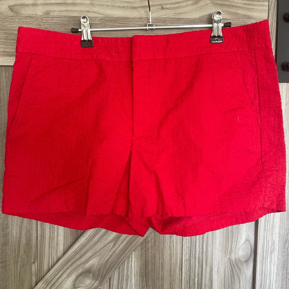 Banana republic size 14 red women’s shorts